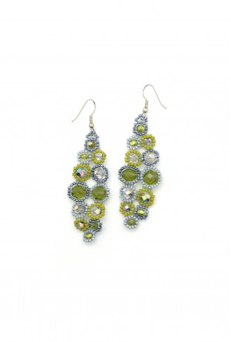 Crystal Almond Earrings Crystal Almond Earrings